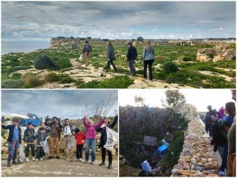 Gozo Rocks Cleanup collects 29 bags of rubbish around Sannat & Xlendi Gozo Rocks Cleanup collects 29 bags of rubbish around Sannat & Xlendi