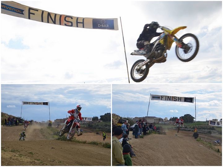 Rain cuts short racing in 4th round of Gozo Motocross Championship
