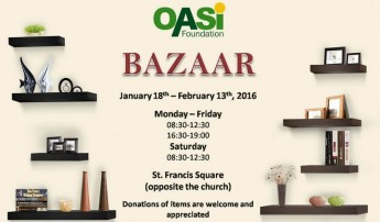 OASI Foundation fundraising bazaar opens Monday in Victoria