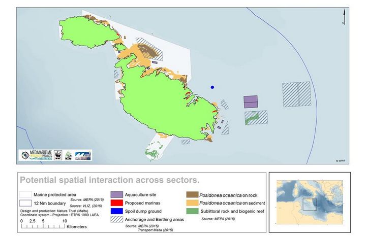 WWF Medtreds project – Mapping the EU Mediterranean Waters Malta Report