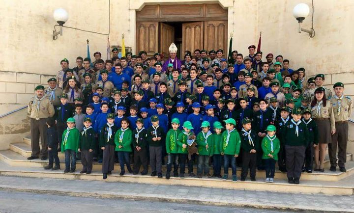 Gozo Scout District celebrates Founder's Day with parade & Mass