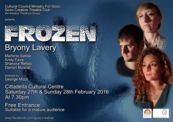 Frozen: Latest production by The Gozo Creative Theatre Club