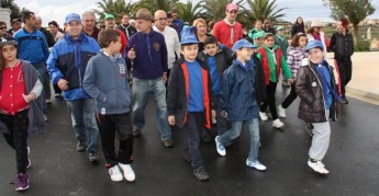 €1400 raised for the MCCF on Gozitan Scouts Charity Fun Walk