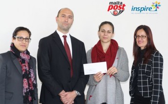 MaltaPost donates proceeds of letters from Santa Claus to Inspire MaltaPost donates proceeds of letters from Santa Claus to Inspire