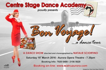The Centre Stage Dance Academy in `Bon Voyage!…a dance tour