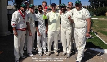 Bowler’s day at Marsa Cricket Oval: Captain’s XI vs. Chairman’s XI