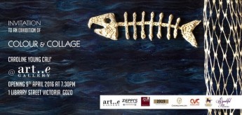 Exhibition of Colour & Collage by Caroline Young Cali’ in Victoria