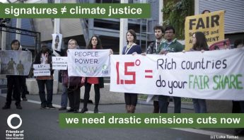 We can’t count on the Paris Agreement to stop climate change – FoE
