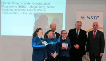 Gozo team wins special prize at HSBC Water Programme NSTF Science Expo