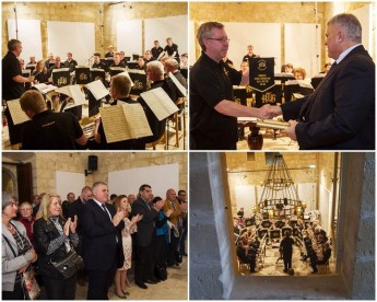 Rothwell Temperance Band perform Gozo concert at the Cittadella