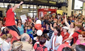 Special Olympics team given rapturous welcome on return from Cyprus