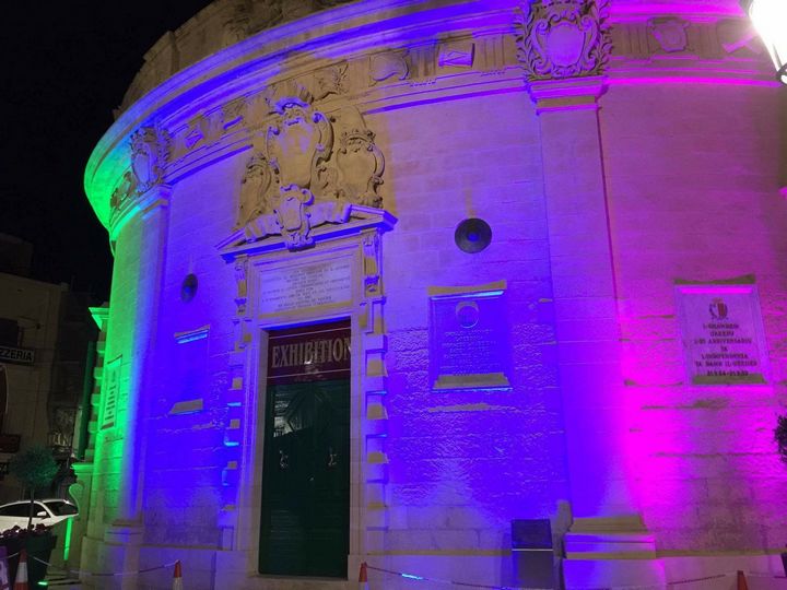 Gozo lit up to mark International ME/CFS & FM Awareness Day
