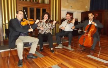 JP2 Foundation concert with the Caravaggio Quartet at Ghasri