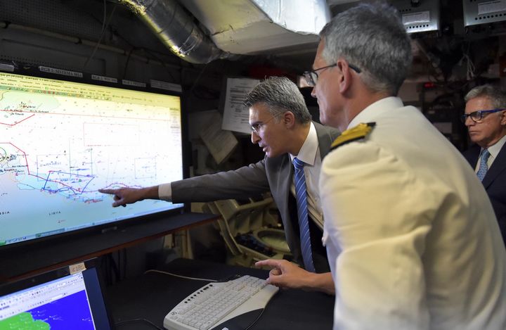 Minister Abela visits Spanish frigate on EUNAVFOR MED operation