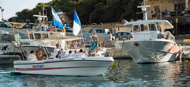 Blessing and pilgrimage for Our Lady of Comino statue