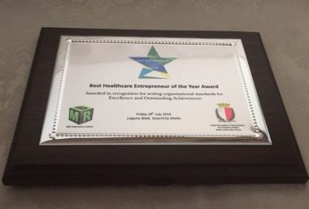 POYC wins Malta’s Best Healthcare Entrepreneur of the Year 2016 Award