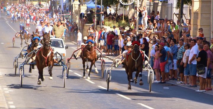 Massive crowds attend Santa Marija horse races in Victoria