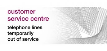 BOV Customer Service phone lines temporarily out of service