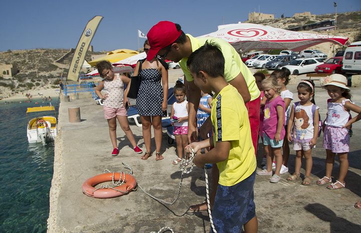 Children learn the basics of water safety with help from the ERRC