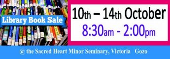 Book Sale at the Sacred Heart Minor Seminary in Victoria