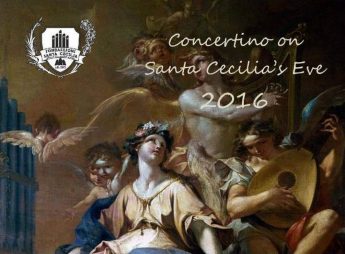 Commemorating feast of Santa Cecilia: Concertino on Santa Cecilia’s Eve Commemorating feast of Santa Cecilia: Concertino on Santa Cecilia’s Eve