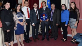 Charlton Debono presented with the `Gieh in-Nadur 2016′ Award