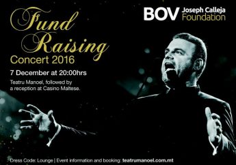 BOV Joseph Calleja Foundation launches Fund Raising Concert 2016