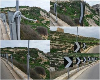 San Lawrenz Council condemns vandalism on Dwejra road safety signs