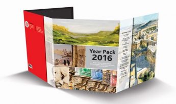 MaltaPost launches the Year Pack including stamp sets issued in 2016