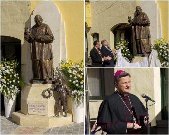 Monument unveiled dedicated to Bishop Emeritus Nikol G. Cauchi