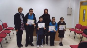 Christmas Crib Competition winners receive certificates and prizes