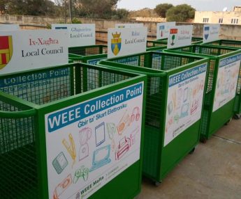 WEEE Collection Trolleys now in 11 localities across Gozo