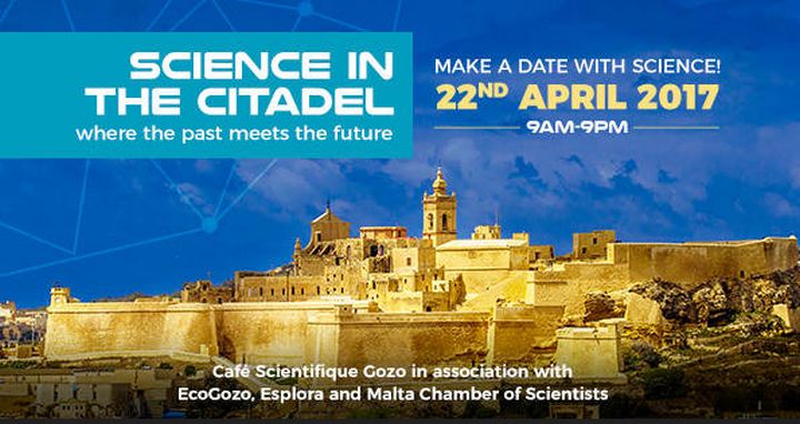 Science in the Citadel next Saturday in Gozo