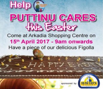 Help Puttinu Cares this Easter by tasting some Easter figolla at Arkadia