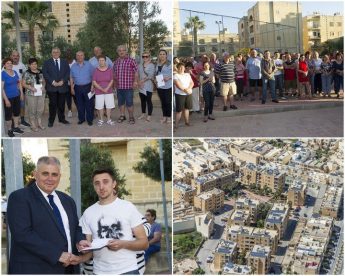 Ta-Cawla housing estate residents receive grant for photovoltaic panels