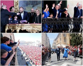 Joseph Muscat sworn in for his second term in office as Prime Minister