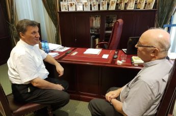 Archbishop George Frendo OP pays courtesy visit to Bishop Grech