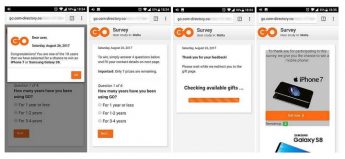 GO warns the public to ignore fake online survey request