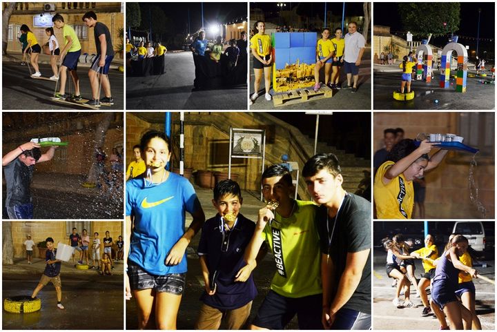 Final heat in this year's Giochi - it’s a knockout held at Ghajnsielem