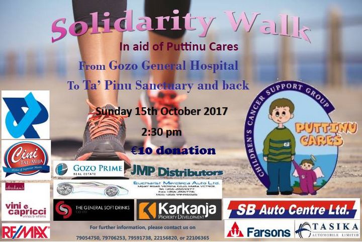 Puttinu Cares Gozo Solidarity Walk