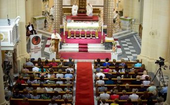 Gozo celebrations for Grandparents Day including a Mass at Ta’ Pinu