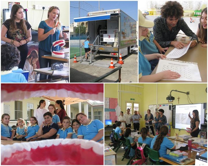 San Lawrenz Primary students learn all about oral hygiene