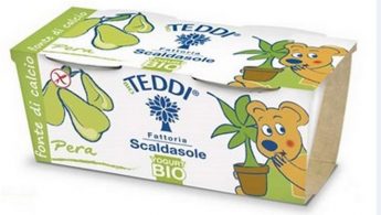 Warning that pear flavoured Teddi yogurt for children contains gluten