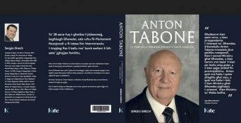 New publication launched of Anton Tabone’s biography by Sergio Grech