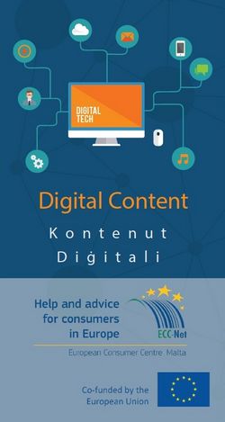 ECC-Malta publishes new information brochure on digital content