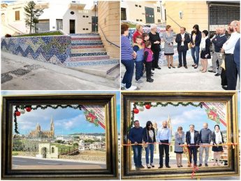 Gozo Minister inaugurates two Ghajnsielem community projects