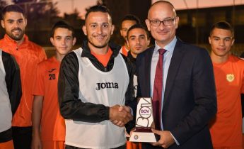Rodney Buttigieg of Xewkija Tigers wins September POM Award