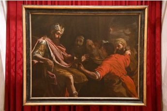 Mattia Preti painting on display at the Ministry for Gozo
