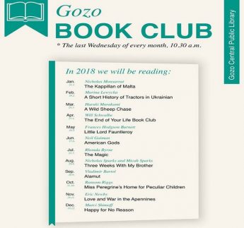 New book club starting in Gozo at the Central Public Library New book club starting in Gozo at the Central Public Library