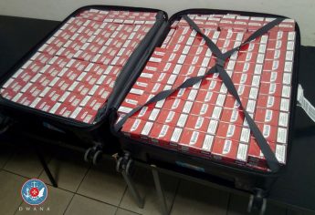 Customs seize 32,000 cigarettes from luggage off Moscow flight
